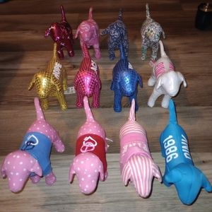 PINK Victoria's Secret Bundle of 12 Plush Dogs